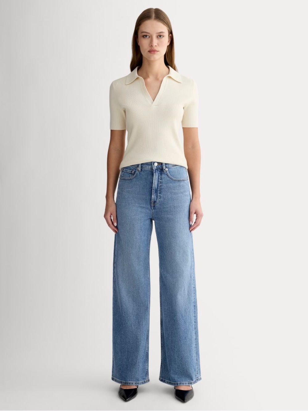EVERLANE The Way High Sailor Jeans